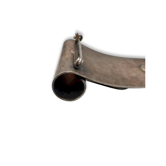 Kate Hines Geometric Modernist Sculptural Diamond Brooch Signed 29.89g - Picture 5 of 9